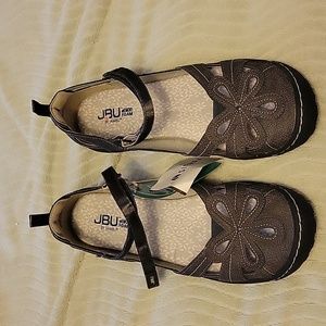 JBU Charcoal Magnolia Mary Jane Shoes